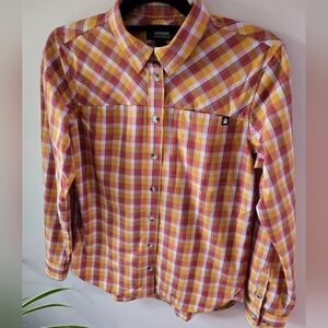 Alaskan Hardgear by Duluth Trading Co. Women’s Plaid Button Down Shirt XS Wool